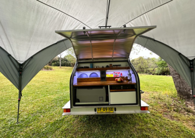 teardrop camper kitchen