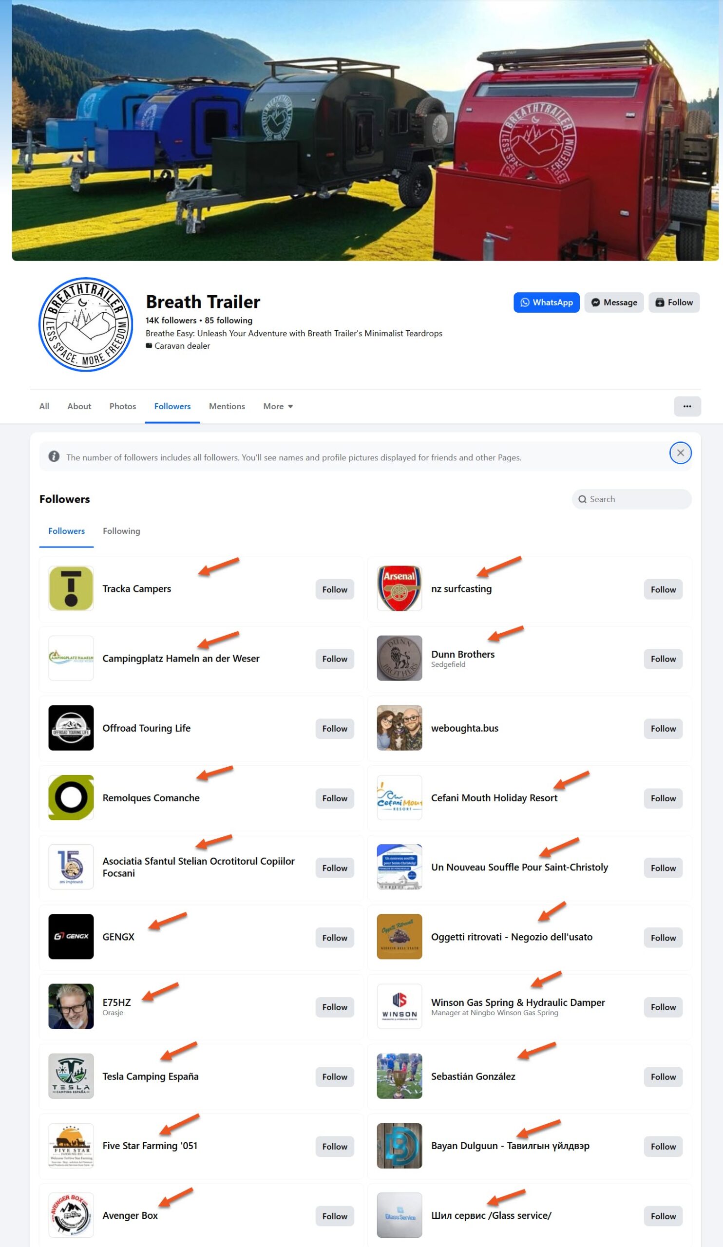 Breath Trailer Facebook Followers